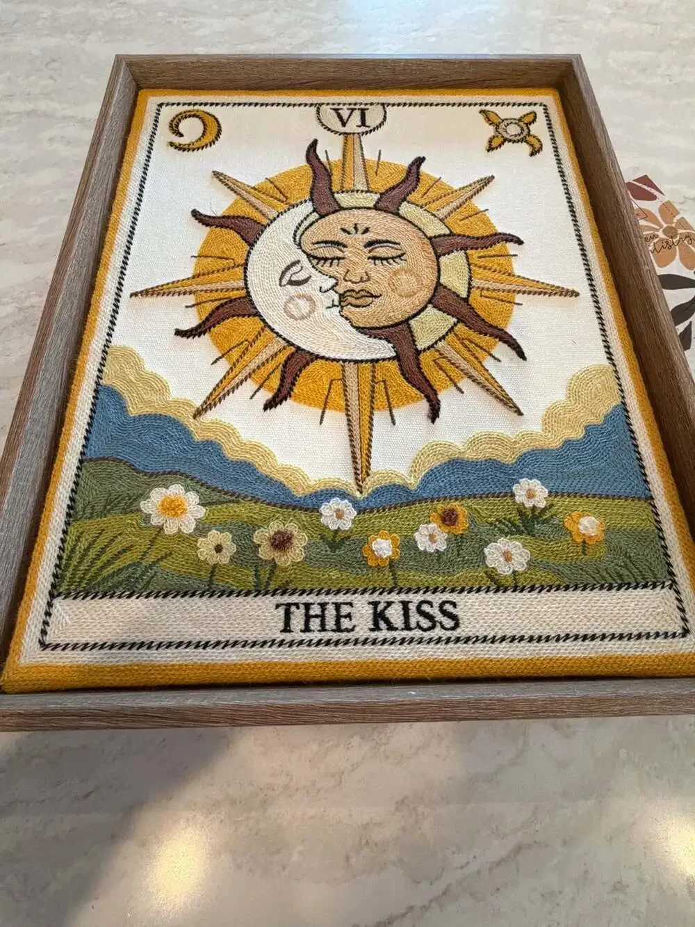 BP Home Woven Artistry The Kiss Celestial Tarot Wall Decor